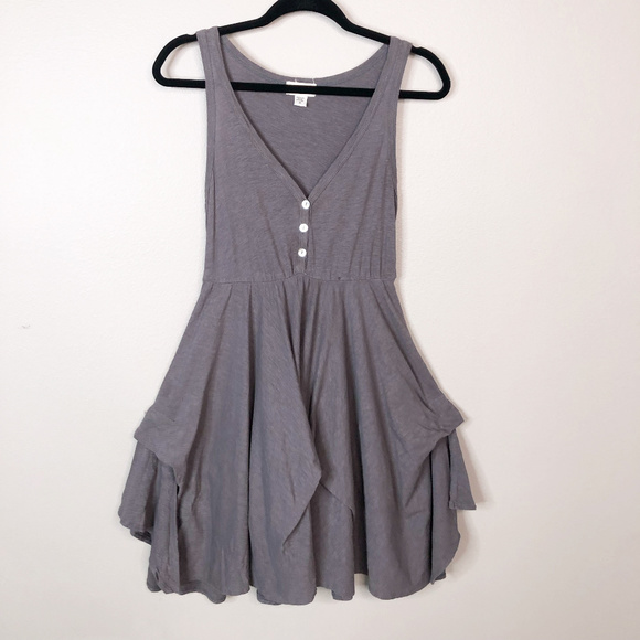 Anthropologie Dresses & Skirts - Anthro by PUELLA Asymmertrical Dress Size M Taupe